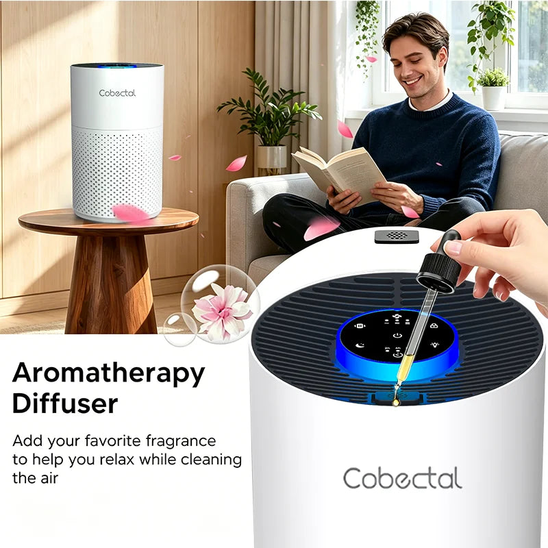 ZQA-4000C Air Purifier AH14 True HEPA 3in1 for Large Rooms
