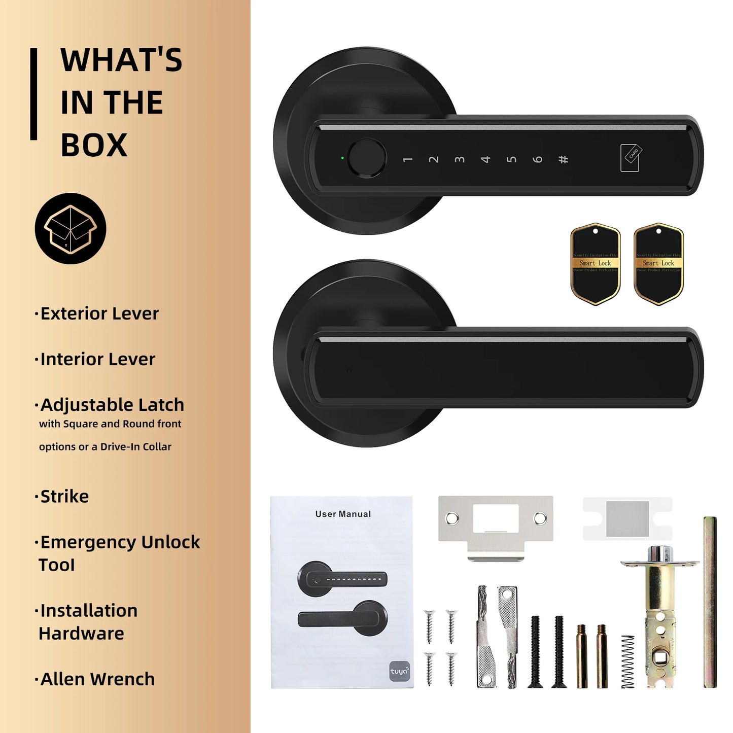 Viladepot Smart Lock Fingerprint Door Lock With App Control