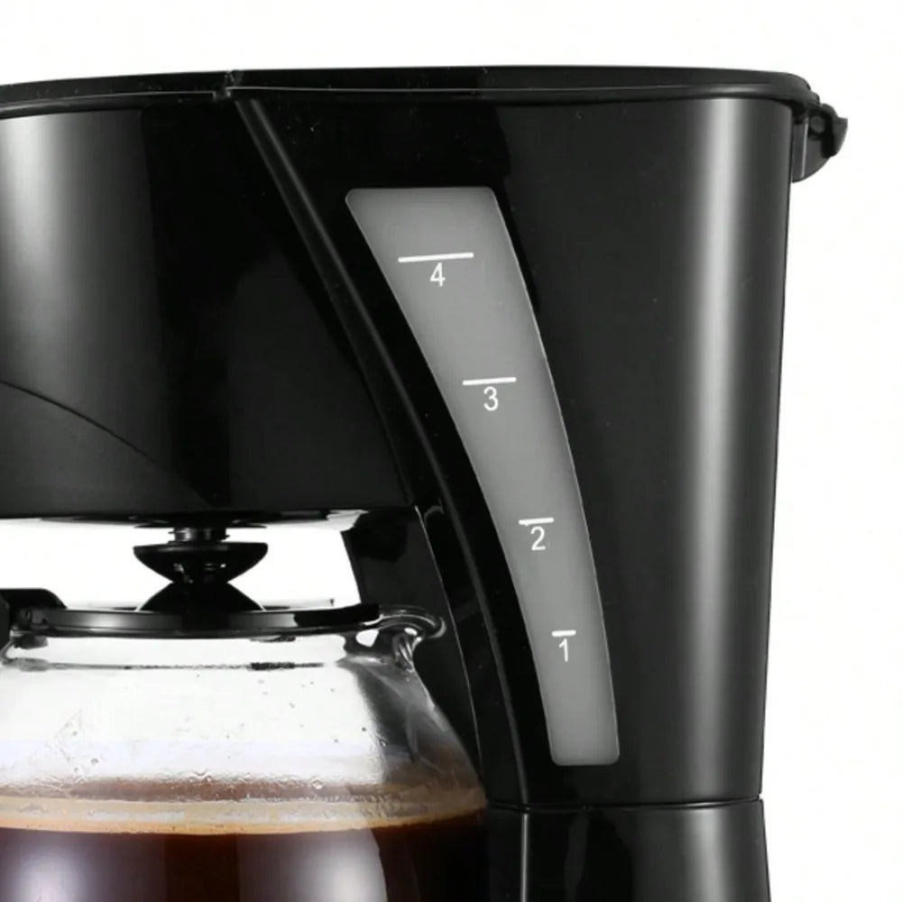 Gevi Compact Coffee Maker With Reusable Filter And Warming Plate