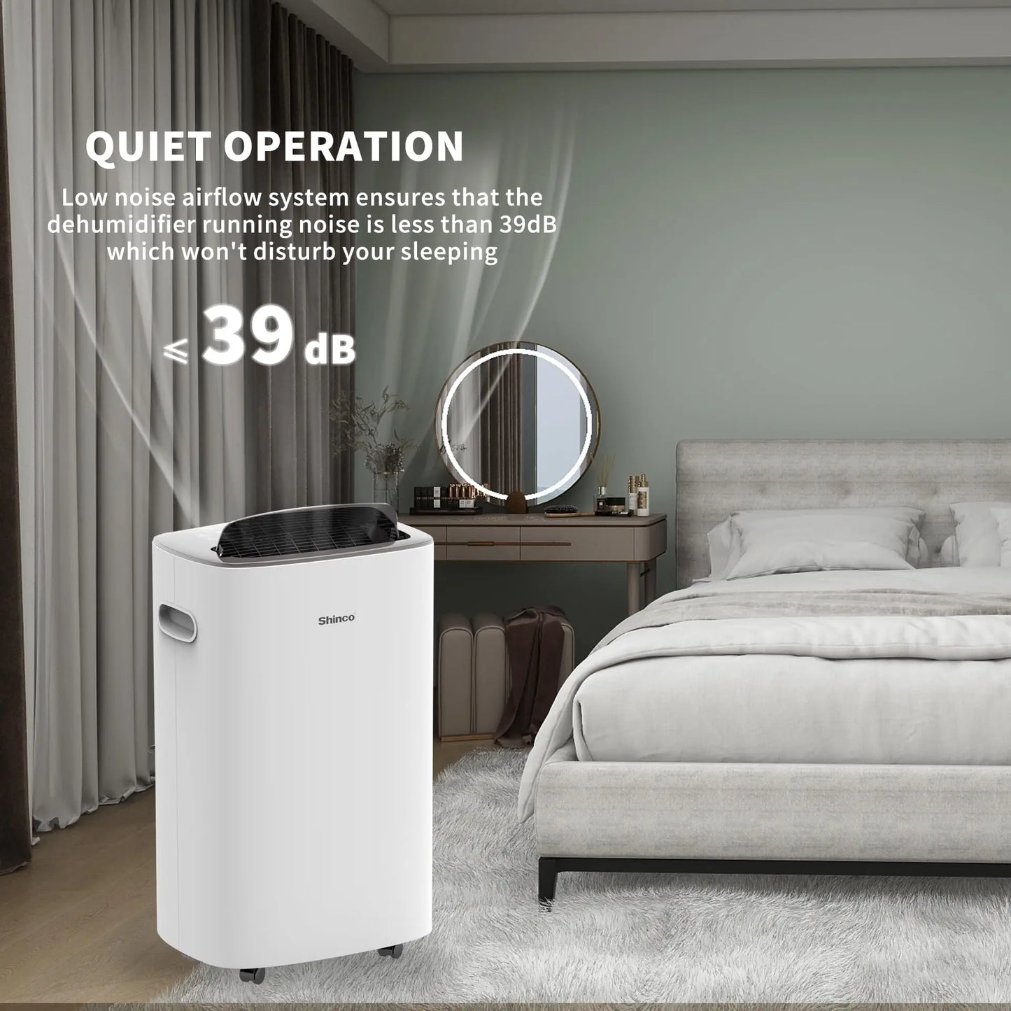 Shinco Dehumidifier For Home And Basements
