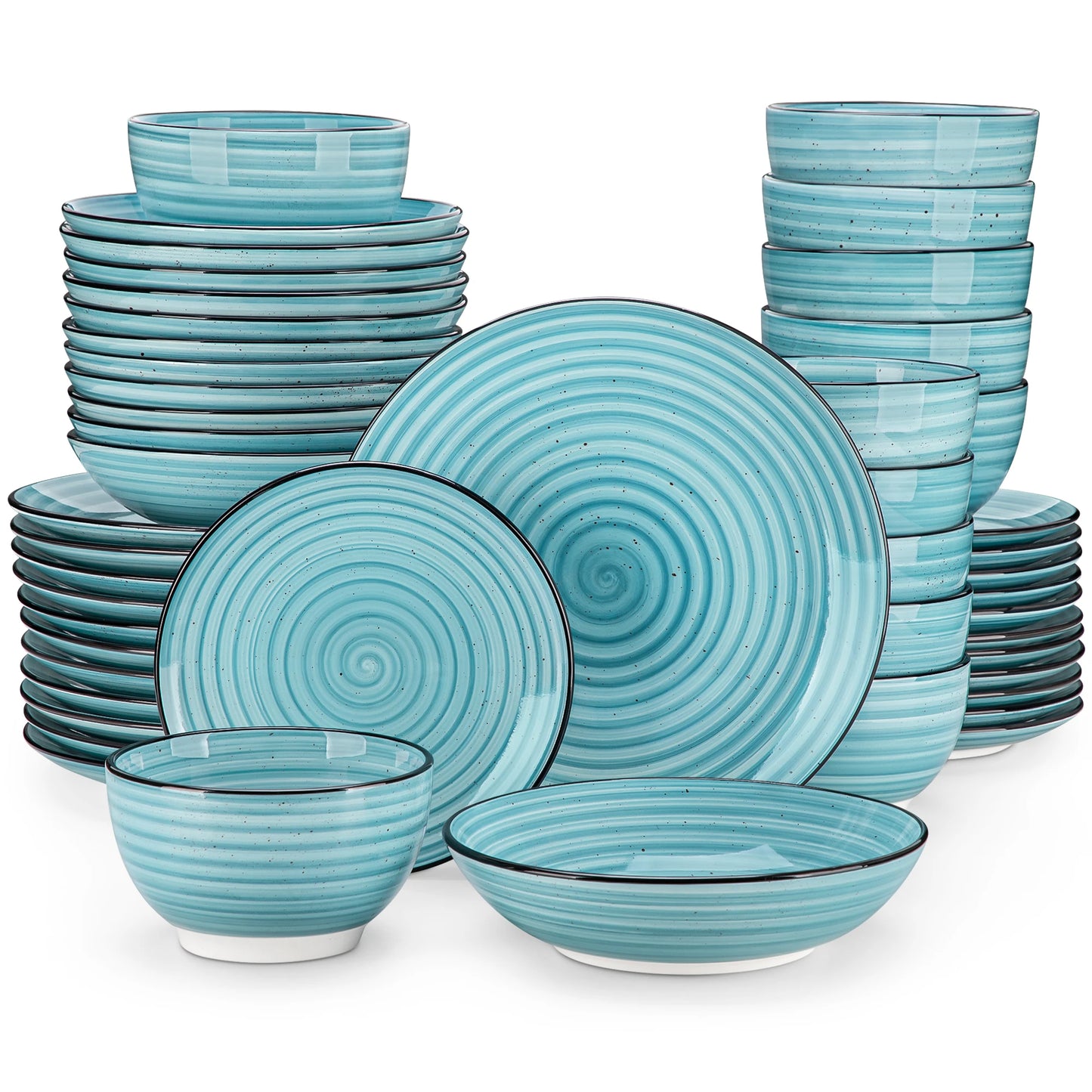 MALACASA Ceramic Dinnerware Set