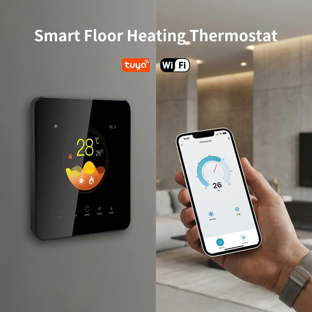 ACMELEC 16A Tuya WiFi Smart Thermostat for Floor Heating