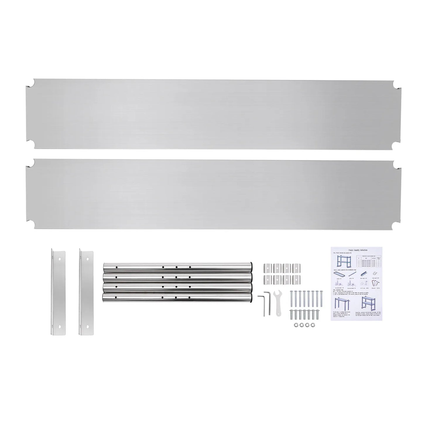 Stainless Steel Heavy Duty 2 Tier Shelving Unit