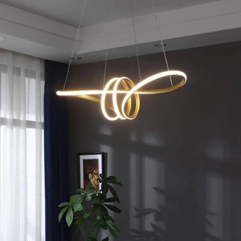 Ludengchaoshi Modern Kitchen Island Pendant Lights With Remote Dimming