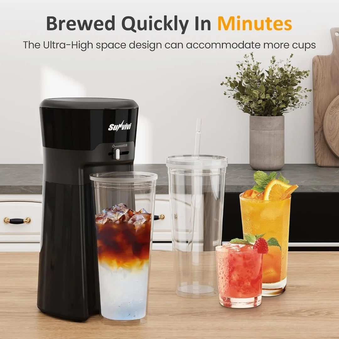 Portable Cold Brew Coffee Maker for Quick Iced Coffee