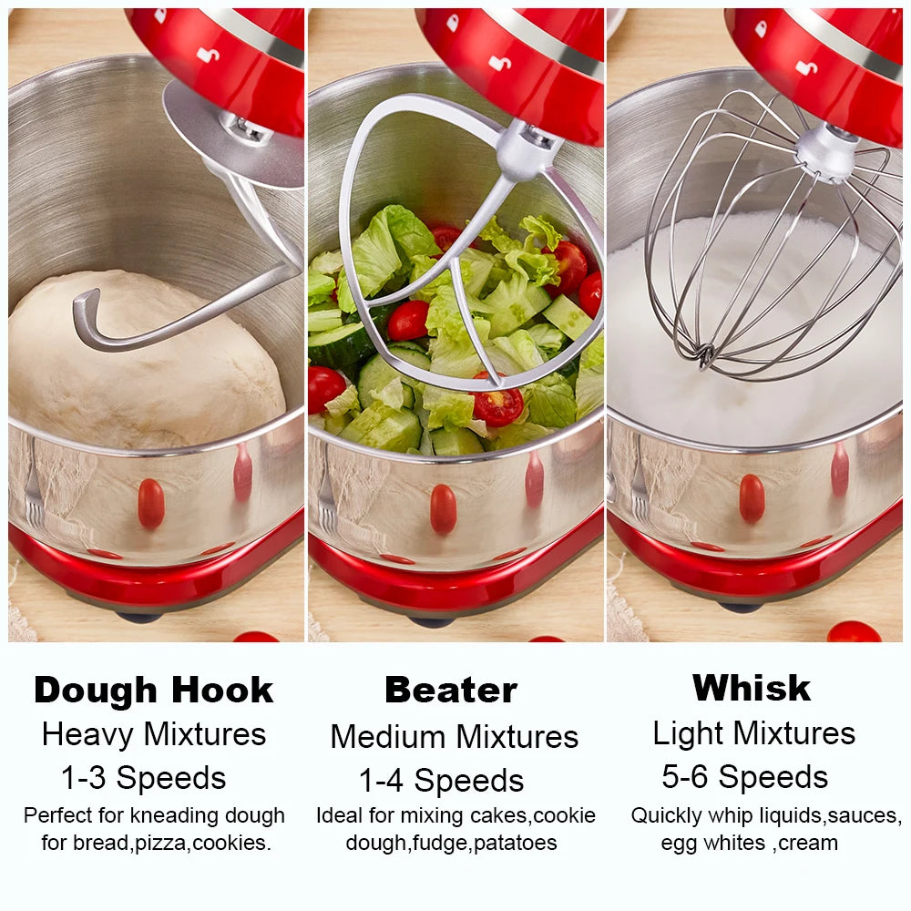 Biolomix Stand Mixer With 1200W Motor And Dough Hook
