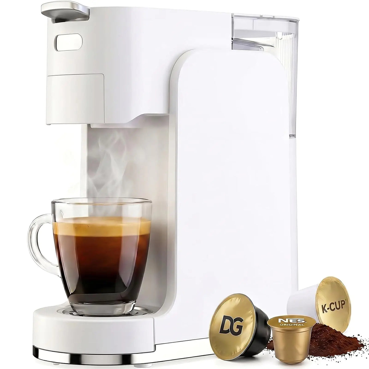 4 In 1 Single Serve Hot And Iced 20 Bar Espresso Coffee Maker