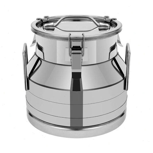 Bymaocar Stainless Steel Airtight Milk Can for Brewing and Storage