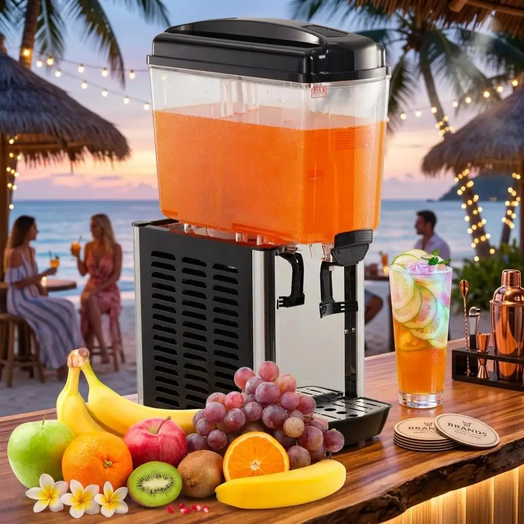 Tacleekii Commercial Stainless Steel Beverage Dispenser With Thermostat