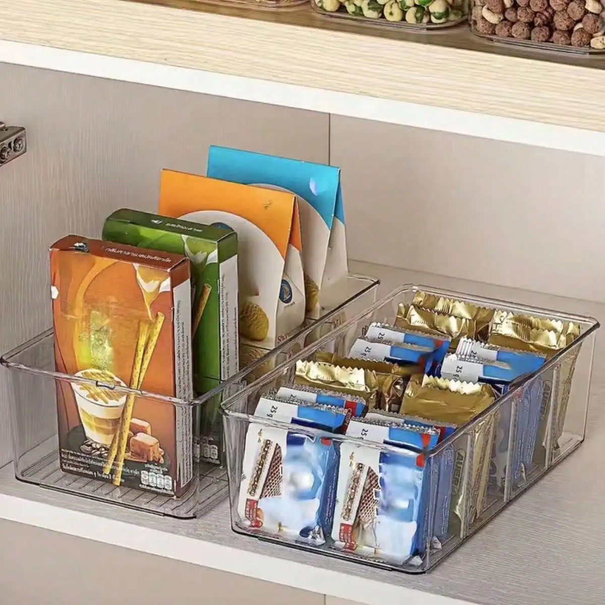 Divided Tea Bag Organizer for Pantry and Kitchen Storage