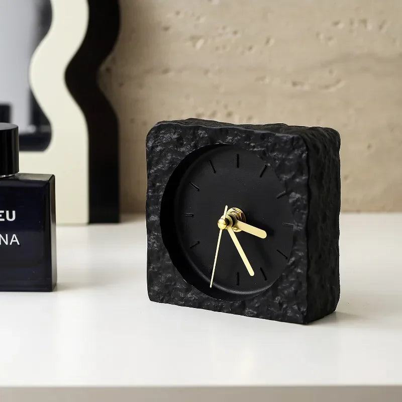 Minimalist Desk Clock for Home Decor Quartz