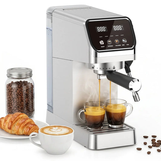 Espresso Maker With Milk Frother And Touchscreen