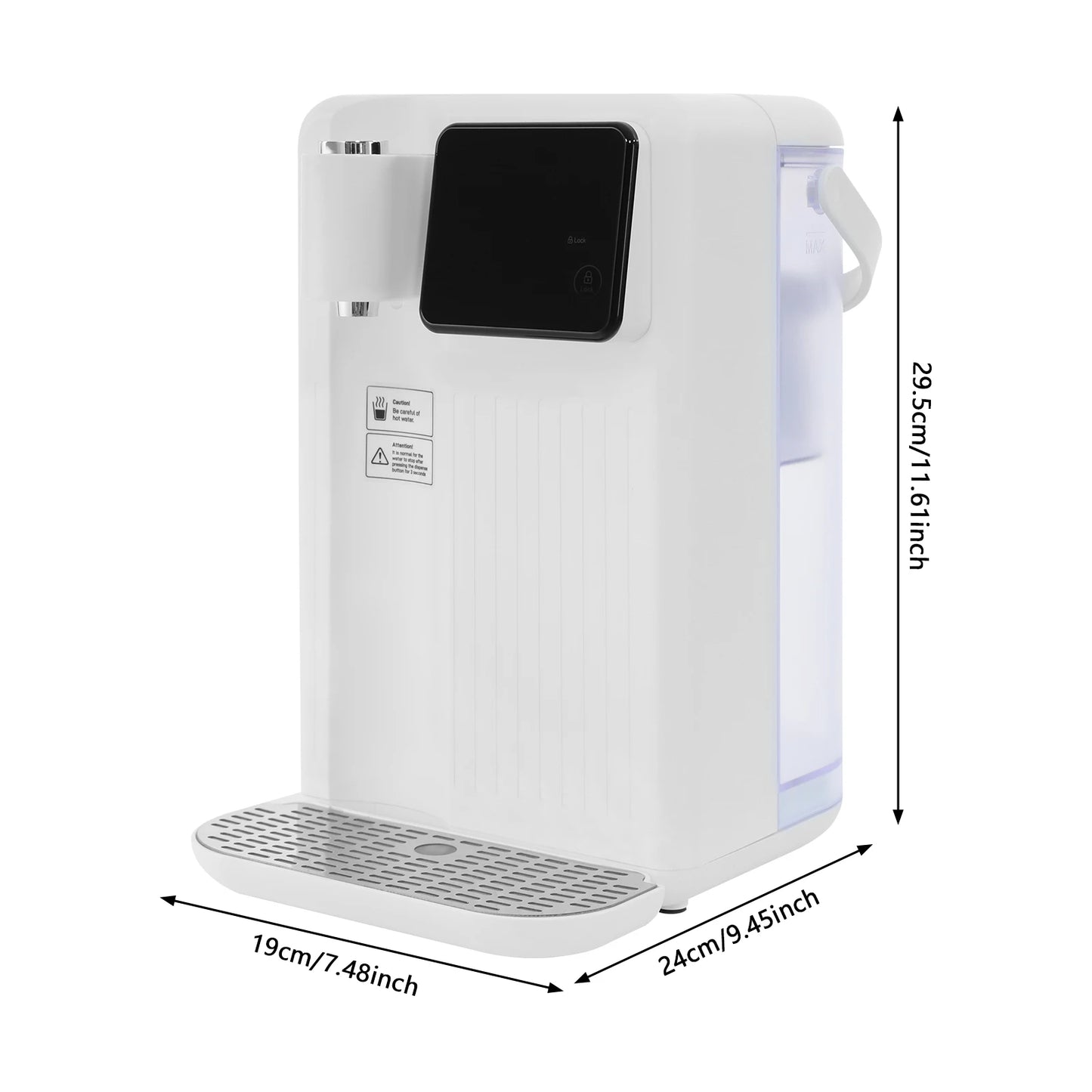 Instant Hot Water Dispenser With LED Panel Fast Heating
