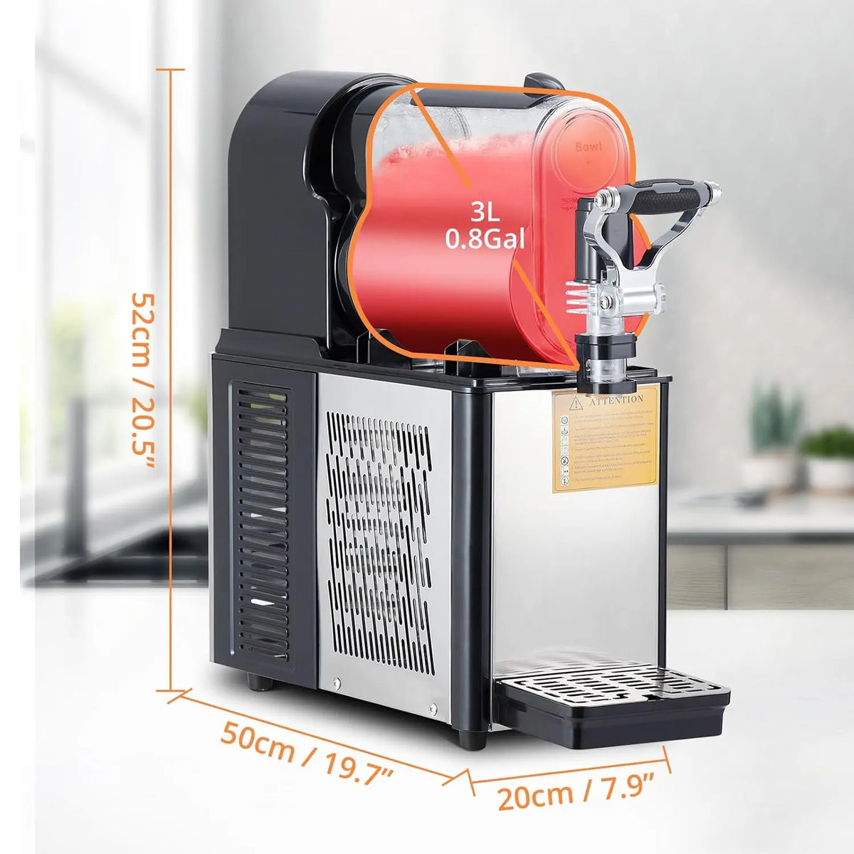 Commercial Slushie and Soft Serve Ice Cream Machine
