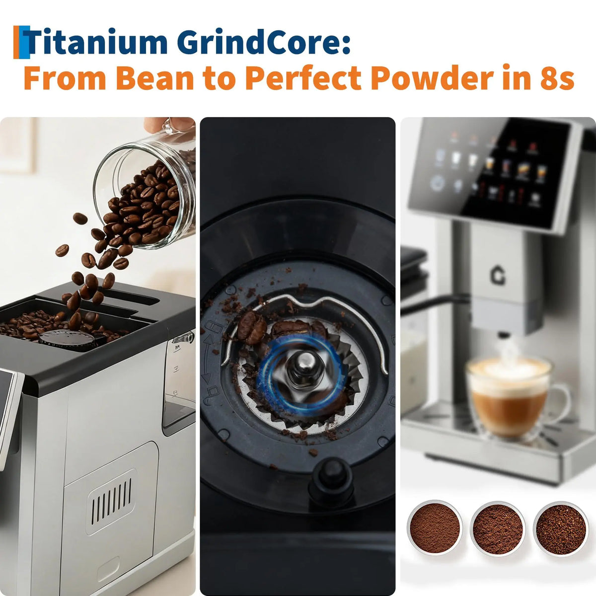 Adoolla Automatic Espresso Machine With Milk Frother